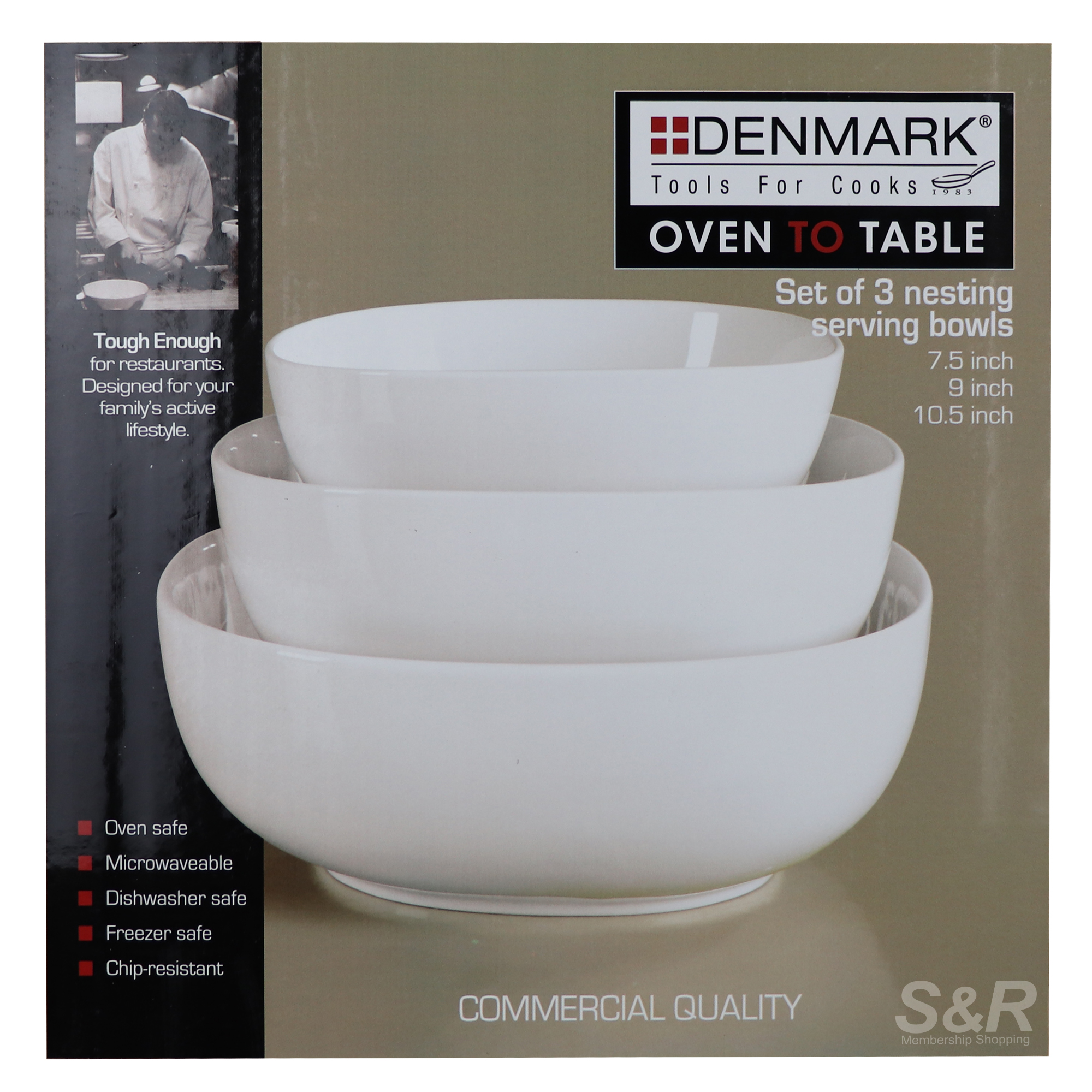 Denmark Nesting Serving Bowls set of 3